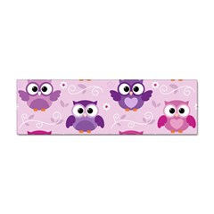 Seamless Cute Colourfull Owl Kids Pattern Sticker Bumper (100 Pack)