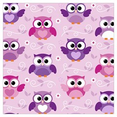 Seamless Cute Colourfull Owl Kids Pattern Lightweight Scarf  by Pakemis