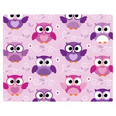 Seamless Cute Colourfull Owl Kids Pattern Flano Blanket (medium) by Pakemis