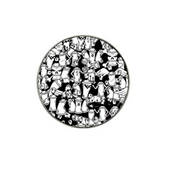 Graffiti Spray Can Characters Seamless Pattern Hat Clip Ball Marker (10 Pack) by Pakemis