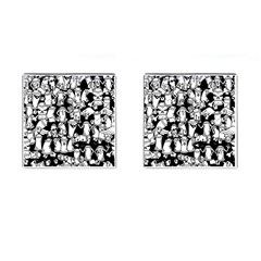 Graffiti Spray Can Characters Seamless Pattern Cufflinks (square) by Pakemis