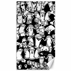 Graffiti Spray Can Characters Seamless Pattern Canvas 40  X 72  by Pakemis