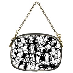 Graffiti Spray Can Characters Seamless Pattern Chain Purse (one Side) by Pakemis