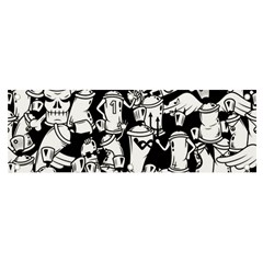 Graffiti Spray Can Characters Seamless Pattern Banner And Sign 6  X 2  by Pakemis