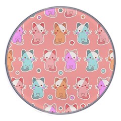 Cute Kawaii Kittens Seamless Pattern Wireless Charger by Pakemis