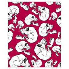 Terrible Frightening Seamless Pattern With Skull Drawstring Bag (small) by Pakemis