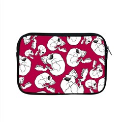 Terrible Frightening Seamless Pattern With Skull Apple Macbook Pro 15  Zipper Case by Pakemis