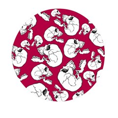 Terrible Frightening Seamless Pattern With Skull Mini Round Pill Box (pack Of 5) by Pakemis