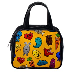 Graffiti Characters Seamless Ornament Classic Handbag (one Side) by Pakemis