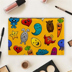 Graffiti Characters Seamless Ornament Cosmetic Bag (large) by Pakemis