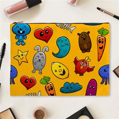 Graffiti Characters Seamless Ornament Cosmetic Bag (xl) by Pakemis