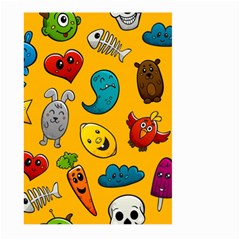 Graffiti Characters Seamless Ornament Large Garden Flag (two Sides) by Pakemis