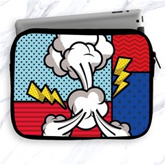 Rays Smoke Pop Art Style Vector Illustration Apple Ipad 2/3/4 Zipper Cases by Pakemis