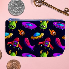 Space Pattern Large Coin Purse by Pakemis