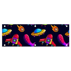 Space Pattern Banner And Sign 6  X 2  by Pakemis