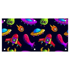 Space Pattern Banner And Sign 6  X 3  by Pakemis