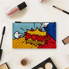 Pow Word Pop Art Style Expression Vector Cosmetic Bag (small) by Pakemis