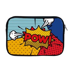 Pow Word Pop Art Style Expression Vector Apple Macbook Pro 17  Zipper Case by Pakemis