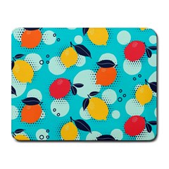 Pop Art Style Citrus Seamless Pattern Small Mousepad