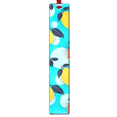 Pop Art Style Citrus Seamless Pattern Large Book Marks by Pakemis