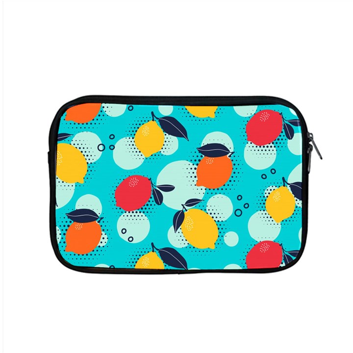 Pop Art Style Citrus Seamless Pattern Apple MacBook Pro 15  Zipper Case