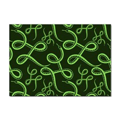 Snakes Seamless Pattern Sticker A4 (100 Pack) by Pakemis