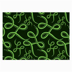 Snakes Seamless Pattern Large Glasses Cloth (2 Sides) by Pakemis