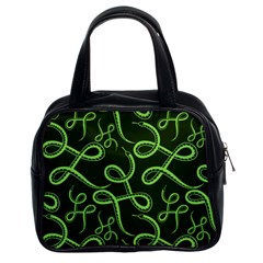 Snakes Seamless Pattern Classic Handbag (two Sides) by Pakemis