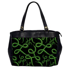 Snakes Seamless Pattern Oversize Office Handbag by Pakemis