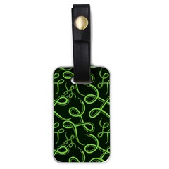 Snakes Seamless Pattern Luggage Tag (one Side) by Pakemis