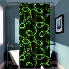 Snakes Seamless Pattern Shower Curtain 36  X 72  (stall)  by Pakemis