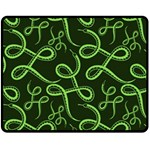 Snakes Seamless Pattern Double Sided Fleece Blanket (Medium) 58.8 x47.4  Blanket Front