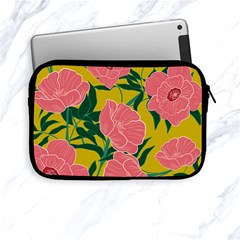 Pink Flower Seamless Pattern Apple Ipad Mini Zipper Cases by Pakemis