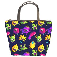 Space Patterns Bucket Bag