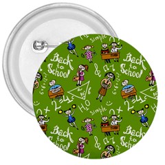 Seamless Pattern With Kids 3  Buttons by Pakemis