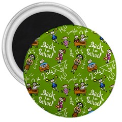 Seamless Pattern With Kids 3  Magnets by Pakemis