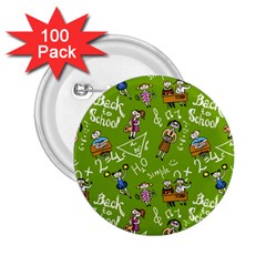 Seamless Pattern With Kids 2 25  Buttons (100 Pack)  by Pakemis