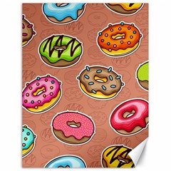 Doughnut Doodle Colorful Seamless Pattern Canvas 18  X 24  by Pakemis