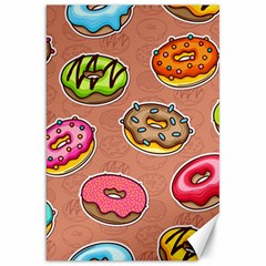 Doughnut Doodle Colorful Seamless Pattern Canvas 20  X 30  by Pakemis