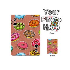 Doughnut Doodle Colorful Seamless Pattern Playing Cards 54 Designs (mini) by Pakemis