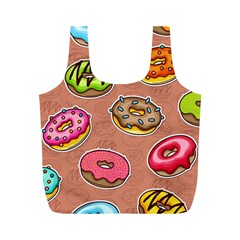 Doughnut Doodle Colorful Seamless Pattern Full Print Recycle Bag (m) by Pakemis