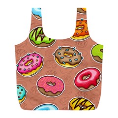 Doughnut Doodle Colorful Seamless Pattern Full Print Recycle Bag (l) by Pakemis