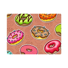 Doughnut Doodle Colorful Seamless Pattern Flano Blanket (mini) by Pakemis