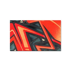 Graffiti Detail Wallpaper Texture Background Sticker (rectangular)