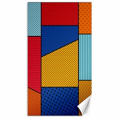 Dotted Colors Background Pop Art Style Vector Canvas 40  X 72 