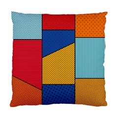 Dotted Colors Background Pop Art Style Vector Standard Cushion Case (two Sides)