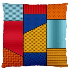 Dotted Colors Background Pop Art Style Vector Large Cushion Case (one Side)