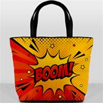 Explosion Boom Pop Art Style Bucket Bag Back