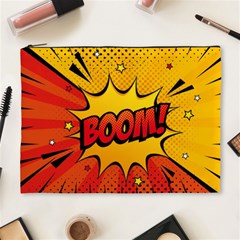 Explosion Boom Pop Art Style Cosmetic Bag (xl) by Pakemis