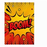 Explosion Boom Pop Art Style Large Garden Flag (Two Sides) Back